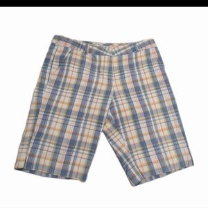 L.L. Bean Plaid Bermuda Shorts 8 Reg Golf Walking Preppy sk2